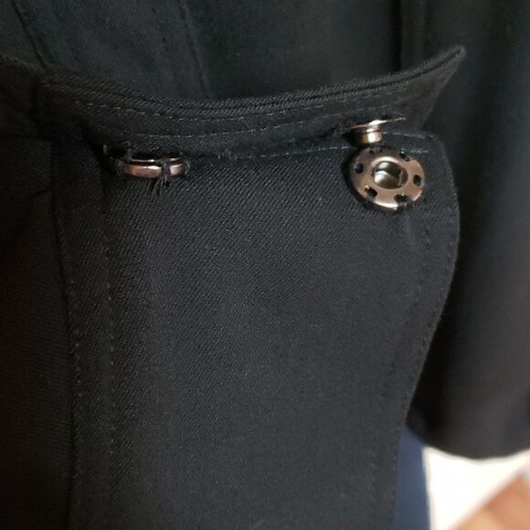 🌹Lane Bryant Black Shirt Jacket Snap Closure sz 14/16 - Picture 4 of 8